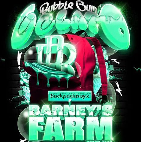 Bubblegum Gelato Seeds feminisierte Cannabis Samen Barneys Farm x Backpackboyz hoher THC Gehalt Gelato Aroma Indoor Outdoor Ertrag
